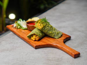 Plant Based Chicken Keema Wrap (vegan)