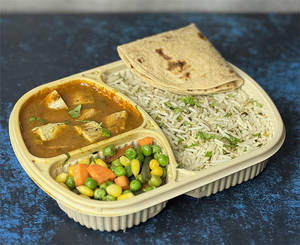 Home Style Chicken Meal With Jeera Rice & Side Salad