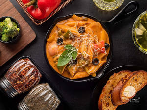 Tomato Cream Pasta (pink Sauce)