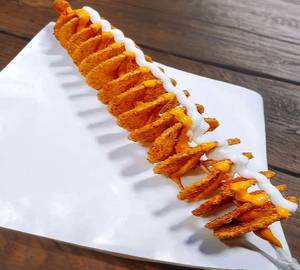 Chaat masala potato twister