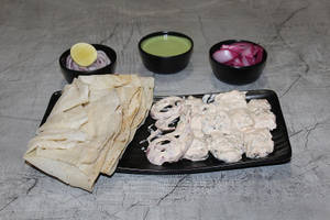 Afghani Soya Chaap + Rumali Roti