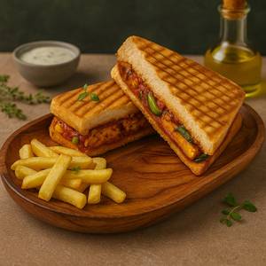 Mexican Cheese Focaccia Sandwich