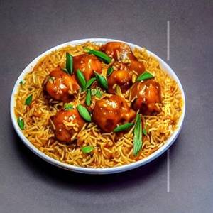 Chicken Manchurian Rice