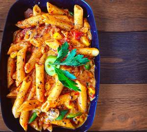 Lemon vegetable pasta