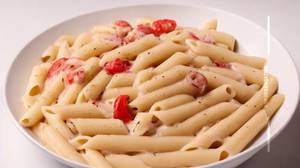 White pasta