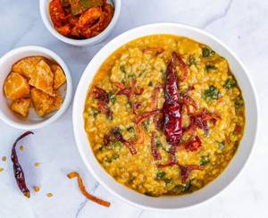 Fried dal khichdi