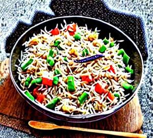 Paneer Chilli Garlic Fried Rice