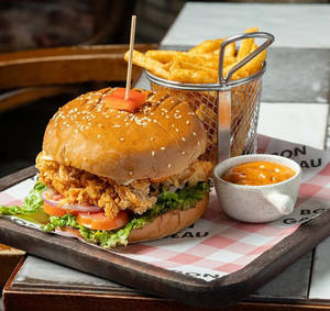 Fried Chicken Burger