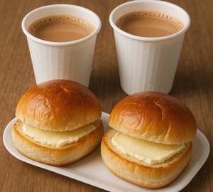 Bun Maska With Chai