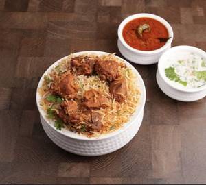 Mutton Boneless Dumm Biryani