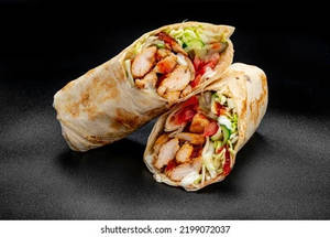 Peri peri chicken shawarma