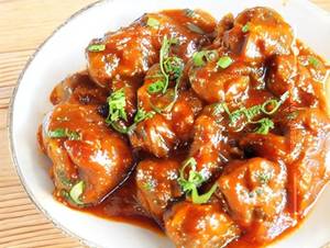 Mushroom manchurian gravy
