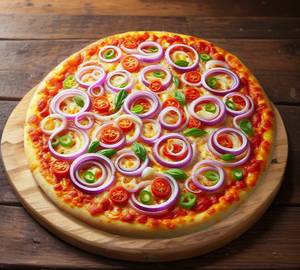 Onion jalapeno pizza  [large 13 inch]