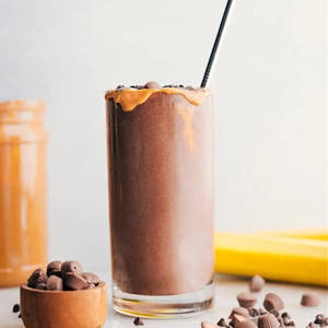Chocolate Peanut Butter Protein Smoothie