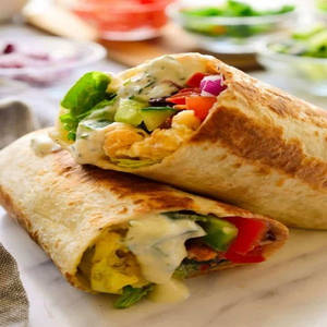 Protein Rich Tangy Paneer Wrap[2Wraps]