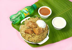 Donne Chicken Biryani+1 Boiled Egg+200ml Softdrinks