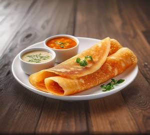 Ghee Peper Plain Dosa