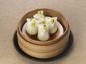Truffle Edamame Dumplings
