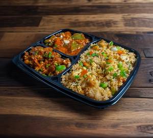 Chicken Rice With Chilli Chicken [4 Pieces]