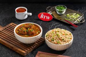 Chinese Combo (fried Rice With Manchurian)