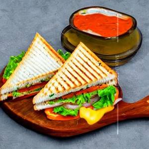 Veg Cheese Grill Sandwich