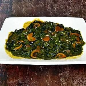 Mushroom Palak
