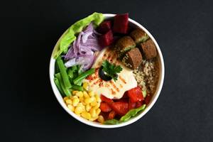 Beirut Falafel Hummus Salad