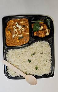 Ghee Rice+Paneer Butter Masala+Paneer Sholey Combo 