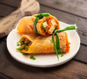Paneer kati roll