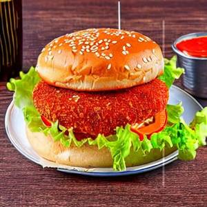 Garlic red chilli burger