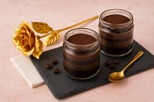 Choco Jars & Metal Rose Combo