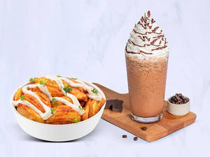Tall Java Chip Frappuccino with Masala Crispers