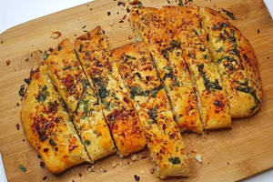 Veg Loaded Garlic Bread