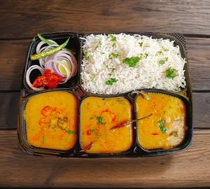 Kadhi Chawal Thali