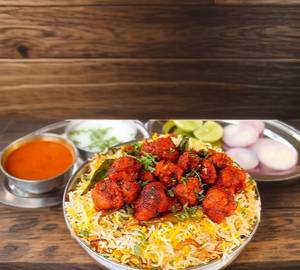 Chicken Briyani +chicken65