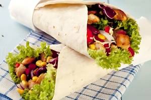 Avocado Breakfast Burrito Wrap