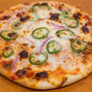 Onion And Jalapeno Pizza [7 Inches]