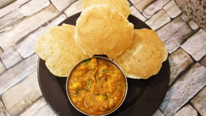 Wheat Poori [3 Pcs]