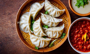 Spicy Peri Peri Chicken Momos