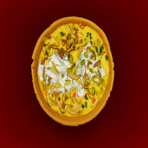 Desi Malai Ghevar (pure Ghee)