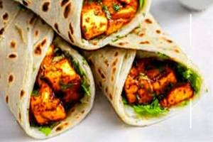Garlic paneer roll