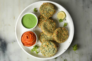 Spinach & Corn Kebab (6 Pcs)