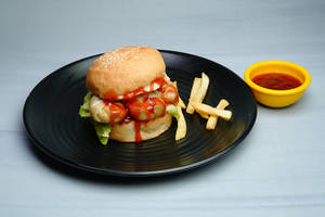 Chicken Momos Burger