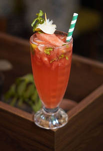 Strawberry Mint Lemonade