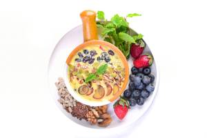Gourmet Fruit Custard.