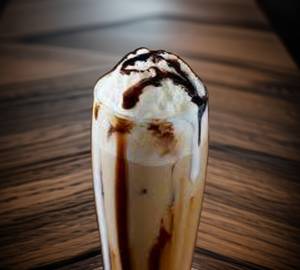 Cold coffee with ice