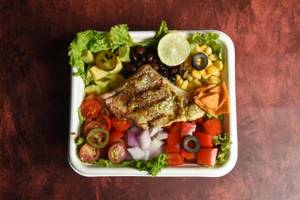 Freshwater Fish Taco Salad
