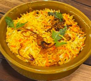 Chicken achari tikka biryani