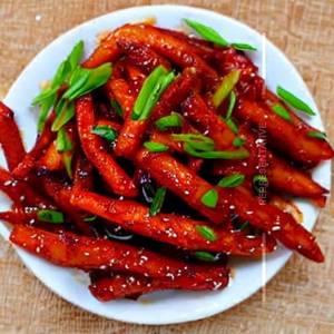 Honey chilli potato