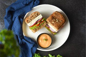 Grilled Tofu & Walnut Pesto